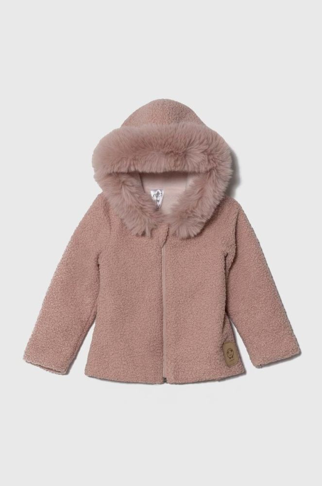 Куртка для немовлят Jamiks колір рожевий