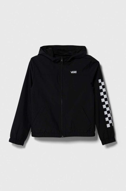 Дитяча куртка Vans GR GIRLS KASTLE CLASSIC WINDBREAKER VN0A53OXY281 колір чорний
