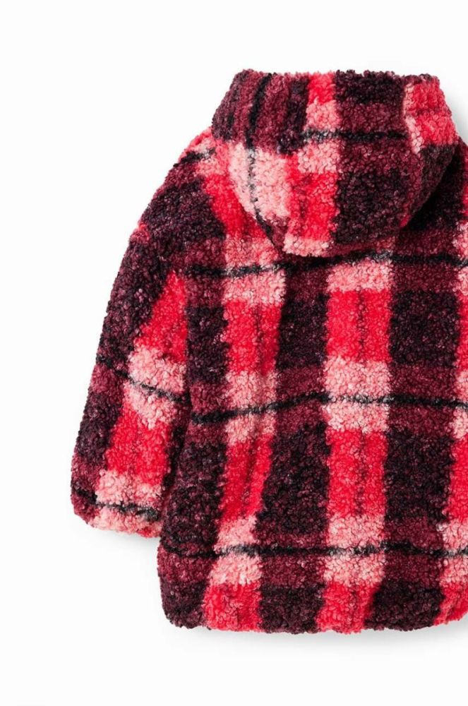 Дитяча куртка Desigual 23WGEW08 JACKET колір рожевий фото 5