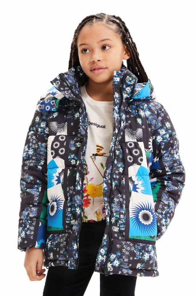 Дитяча куртка Desigual колір блакитний (3550631)