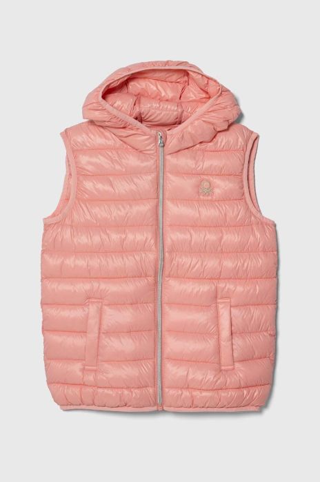 Дитяча безрукавка United Colors of Benetton колір рожевий (3391027)