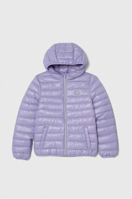 Дитяча куртка United Colors of Benetton колір фіолетовий (3403836)