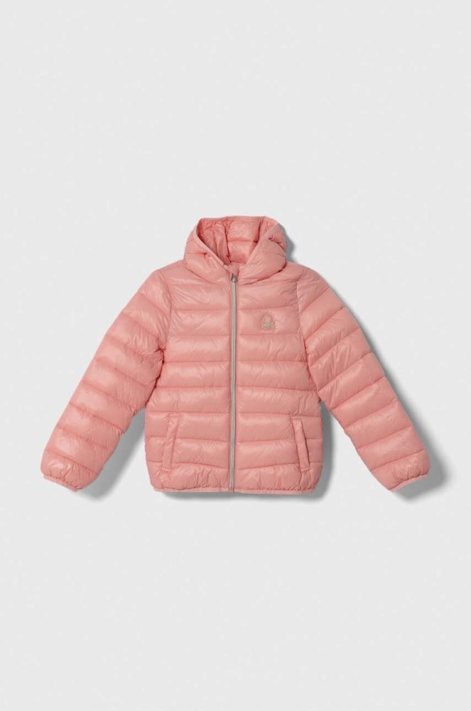Дитяча куртка United Colors of Benetton колір рожевий (3403854)