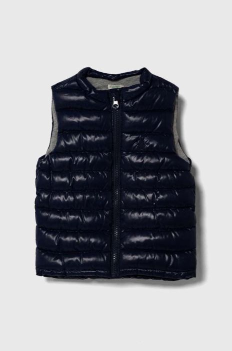 Безрукавка для немовлят United Colors of Benetton колір синій