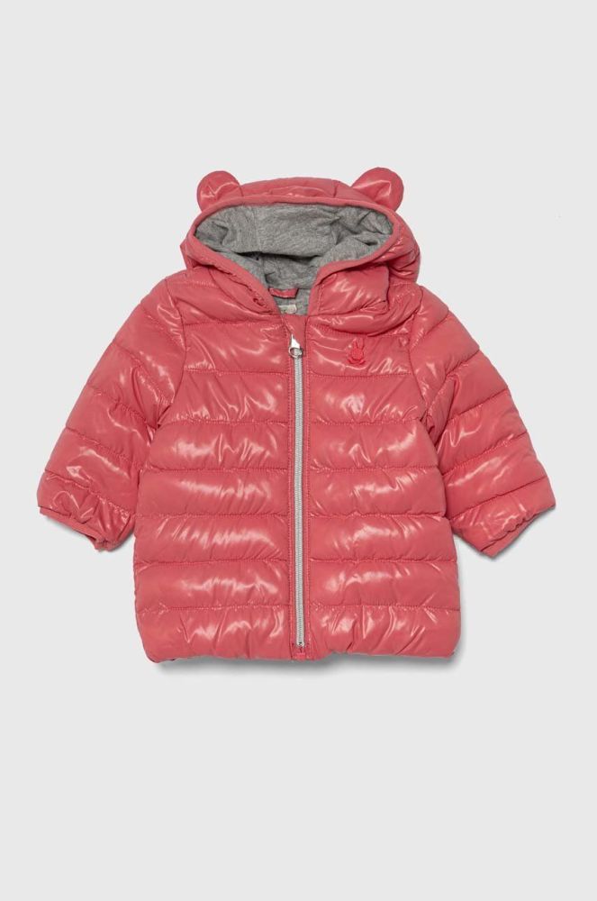 Куртка для немовлят United Colors of Benetton колір рожевий (3391100)