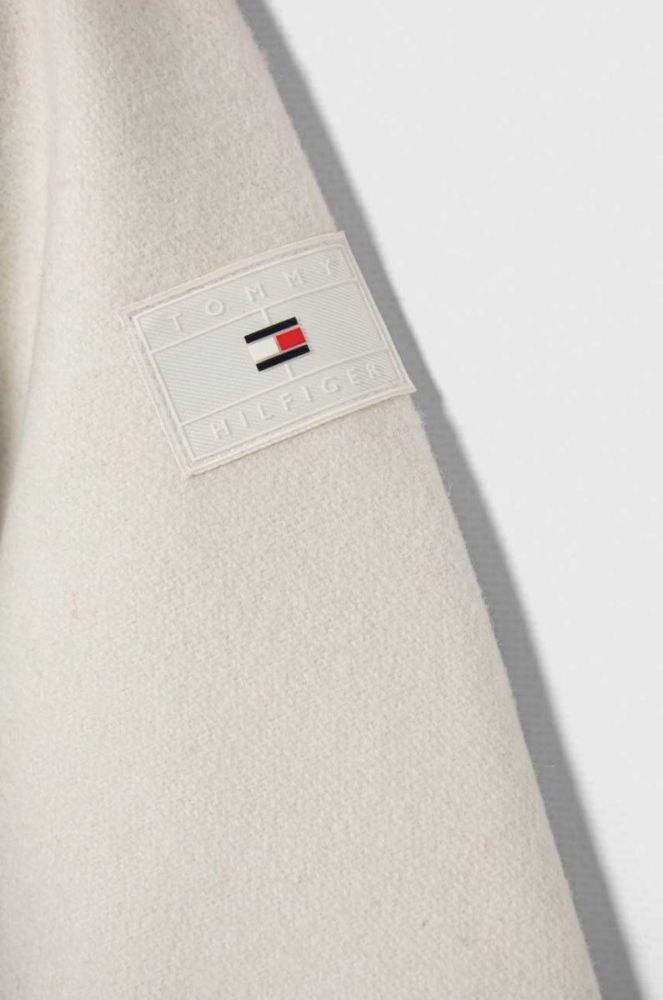 Дитяча куртка-бомбер з домішкою вовни Tommy Hilfiger колір червоний (3641265) фото 3