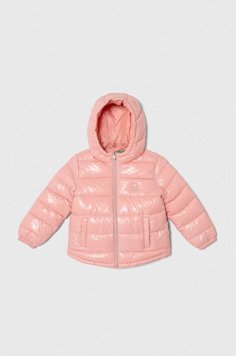 Дитяча куртка United Colors of Benetton колір помаранчевий (3462356)