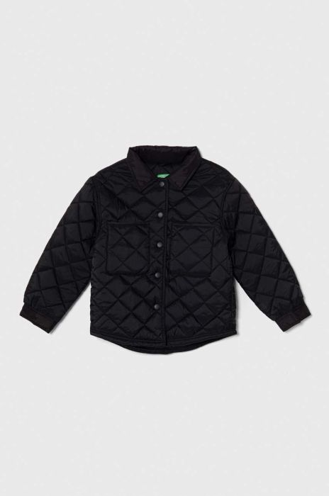 Дитяча куртка United Colors of Benetton колір чорний (3462375)