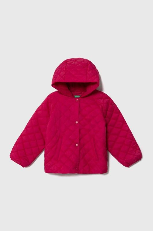 Дитяча куртка United Colors of Benetton колір фіолетовий (3503213)