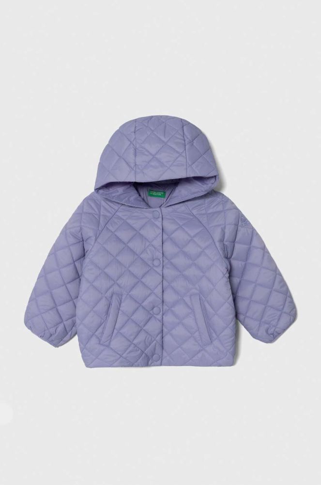 Дитяча куртка United Colors of Benetton колір фіолетовий (3503226)