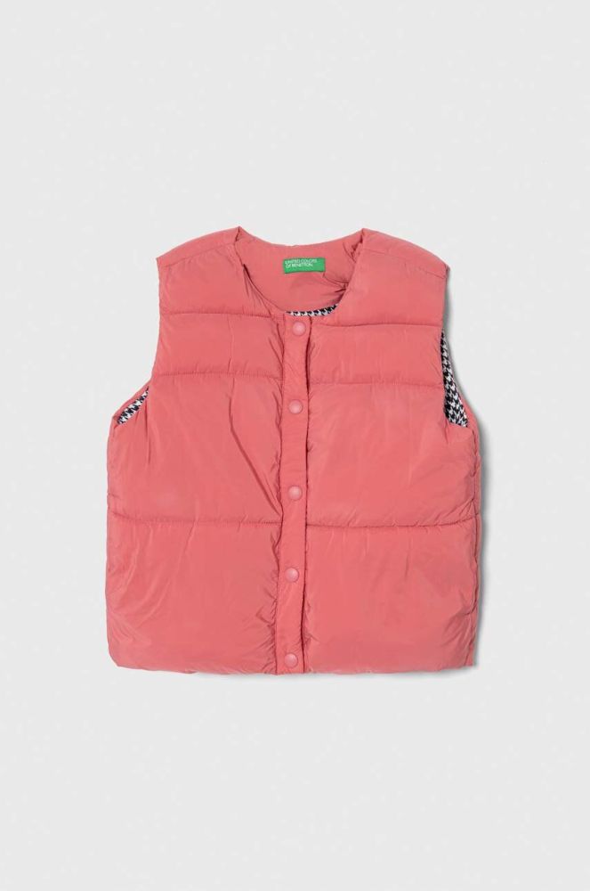 Дитяча безрукавка United Colors of Benetton колір рожевий (3462406)