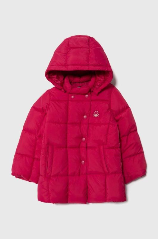 Дитяча куртка United Colors of Benetton колір фіолетовий (3462423)