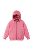 Дитяча двостороння куртка Reima Finnoo колір рожевий