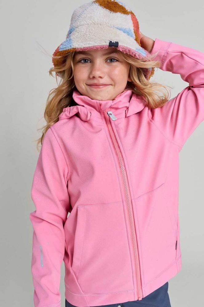 Дитяча куртка Reima Koivula колір рожевий