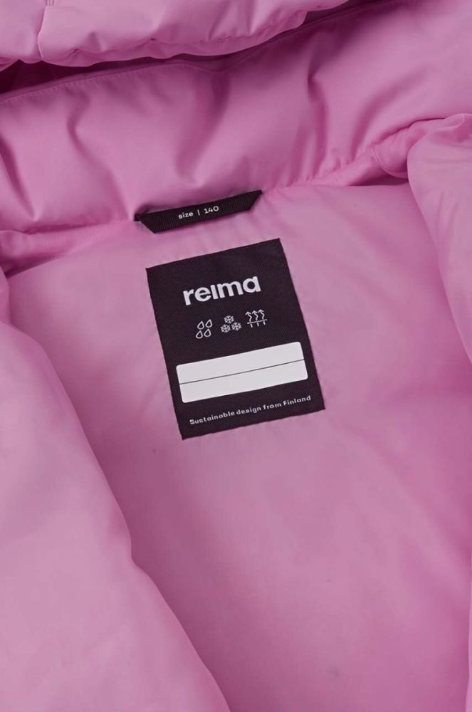 Дитяча пухова куртка Reima Viikki колір рожевий фото 11