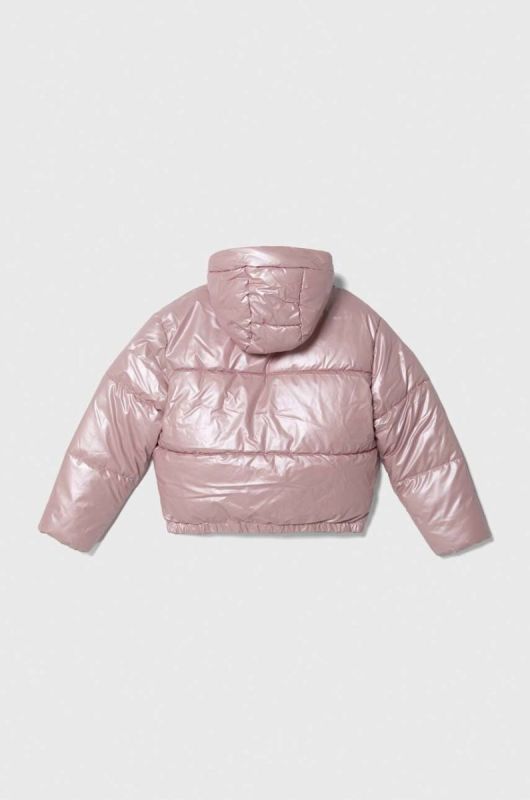 Дитяча куртка United Colors of Benetton колір рожевий (3546676) фото 2