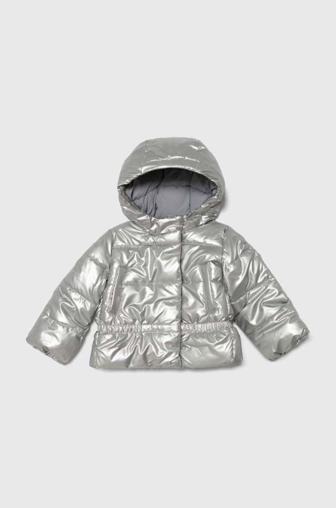 Дитяча куртка United Colors of Benetton колір срібний (3519901)
