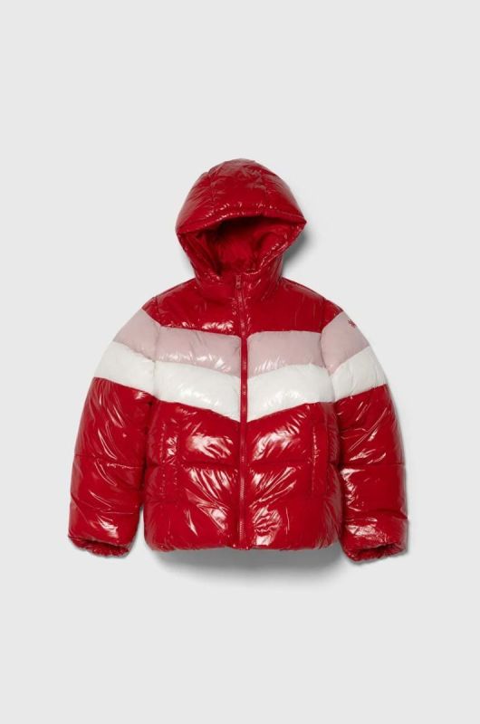 Дитяча куртка United Colors of Benetton колір червоний (3567465)