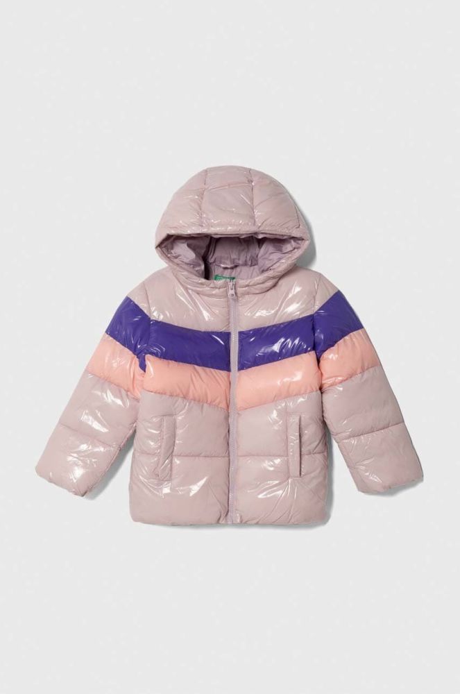 Дитяча куртка United Colors of Benetton колір рожевий (3515403)