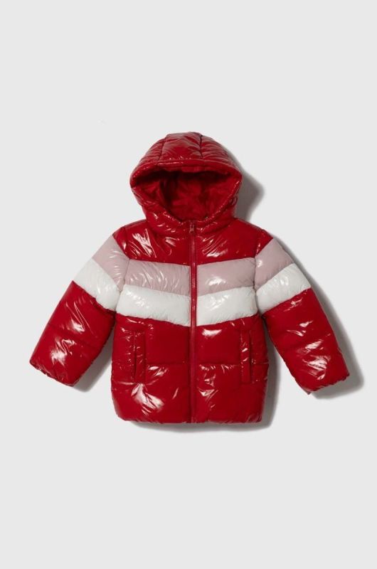 Дитяча куртка United Colors of Benetton колір червоний (3515421)