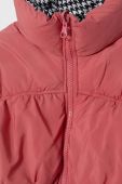 Дитяча двостороння куртка United Colors of Benetton колір рожевий