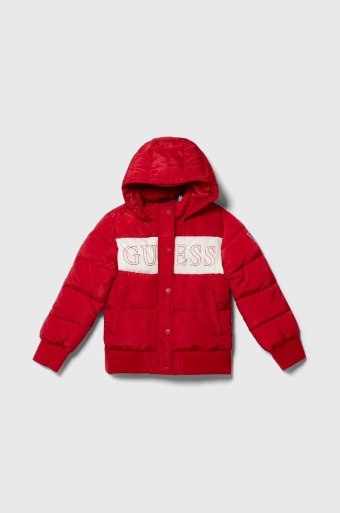 Дитяча куртка Guess колір червоний