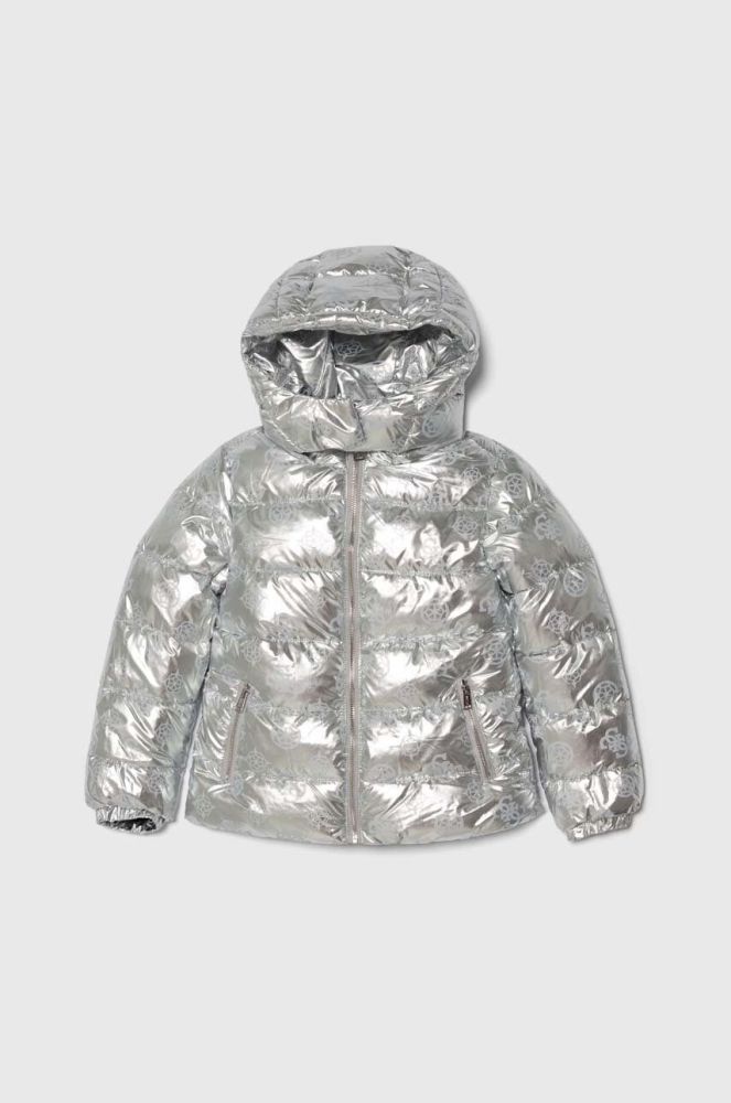 Дитяча куртка Guess колір срібний (3557924)
