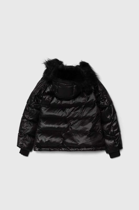Дитяча пухова куртка Guess колір чорний (3559743) фото 2