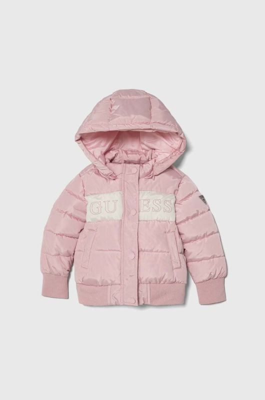 Дитяча куртка Guess колір рожевий (3591140)