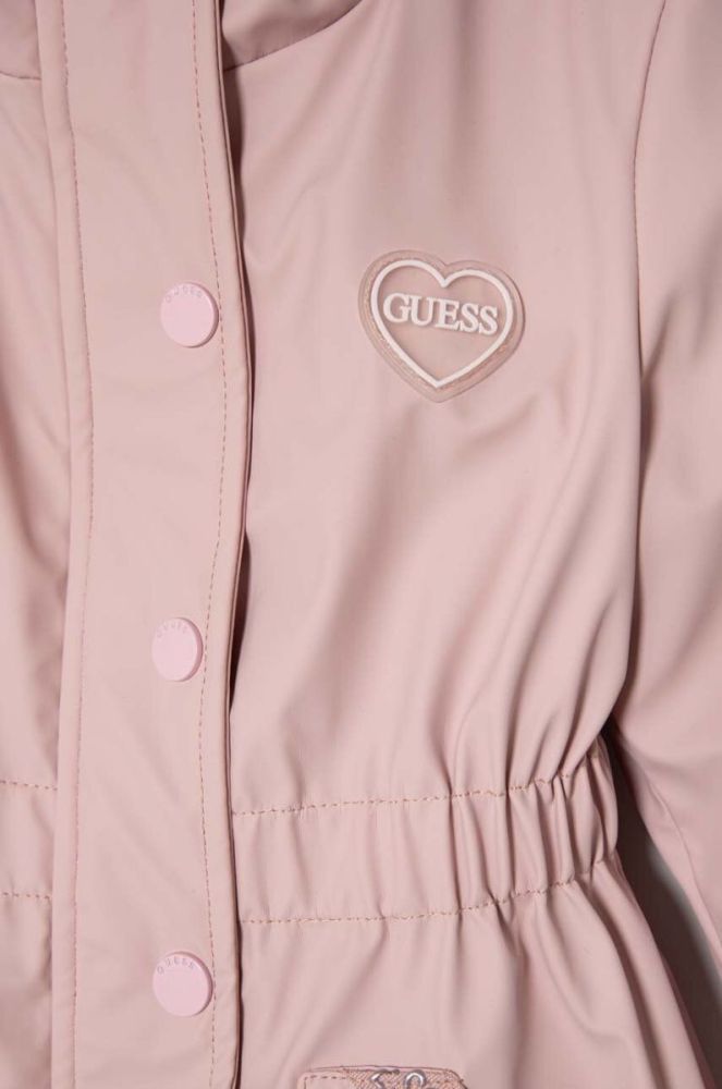 Дитяча куртка Guess колір рожевий (3614163) фото 3