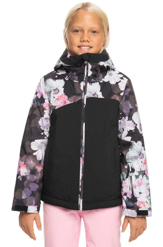 Дитяча гірськолижна куртка Roxy GREYWOOD GIRL J SNJT колір чорний