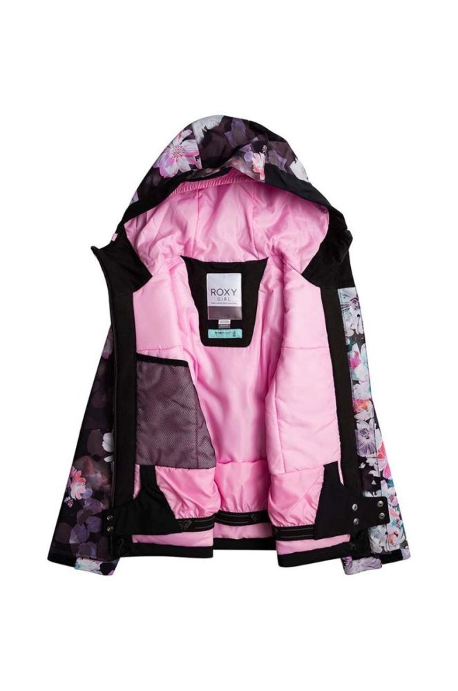 Дитяча гірськолижна куртка Roxy GREYWOOD GIRL J SNJT колір чорний фото 2