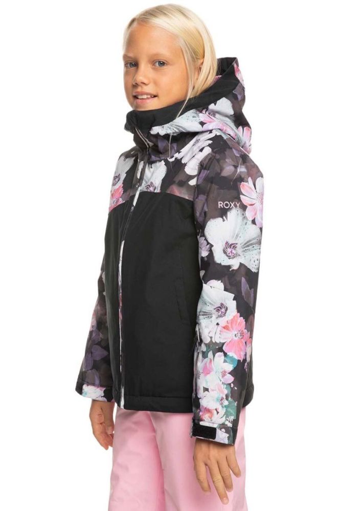 Дитяча гірськолижна куртка Roxy GREYWOOD GIRL J SNJT колір чорний фото 3