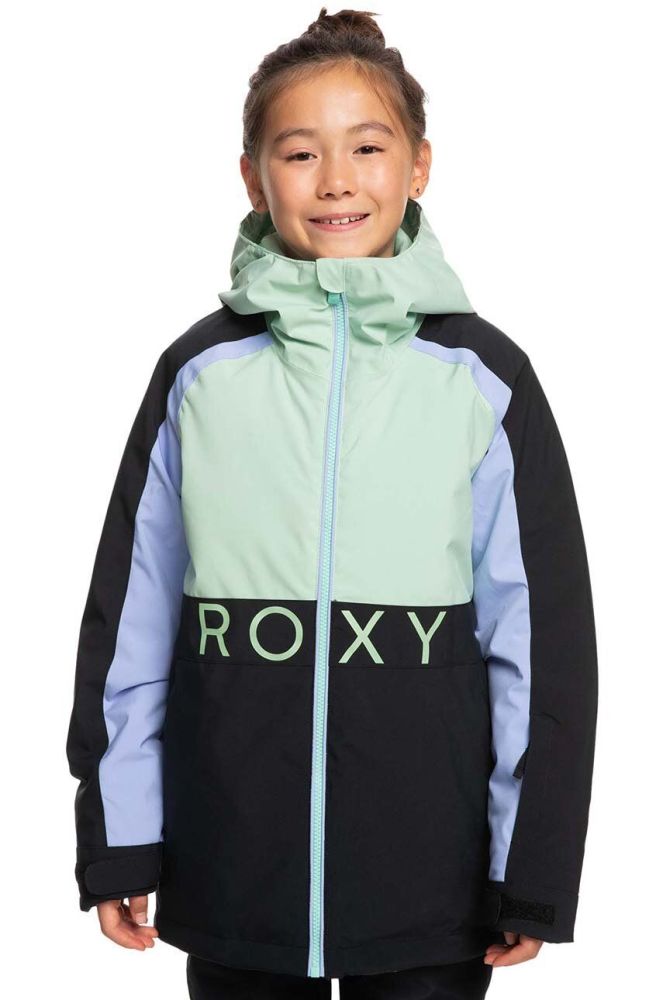 Дитяча гірськолижна куртка Roxy SNOWMIST GIRL J SNJT колір чорний