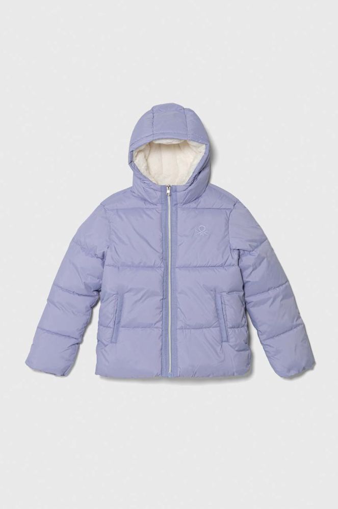 Дитяча куртка United Colors of Benetton колір фіолетовий (3648092)