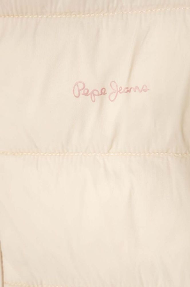 Дитяча безрукавка Pepe Jeans колір бежевий фото 3