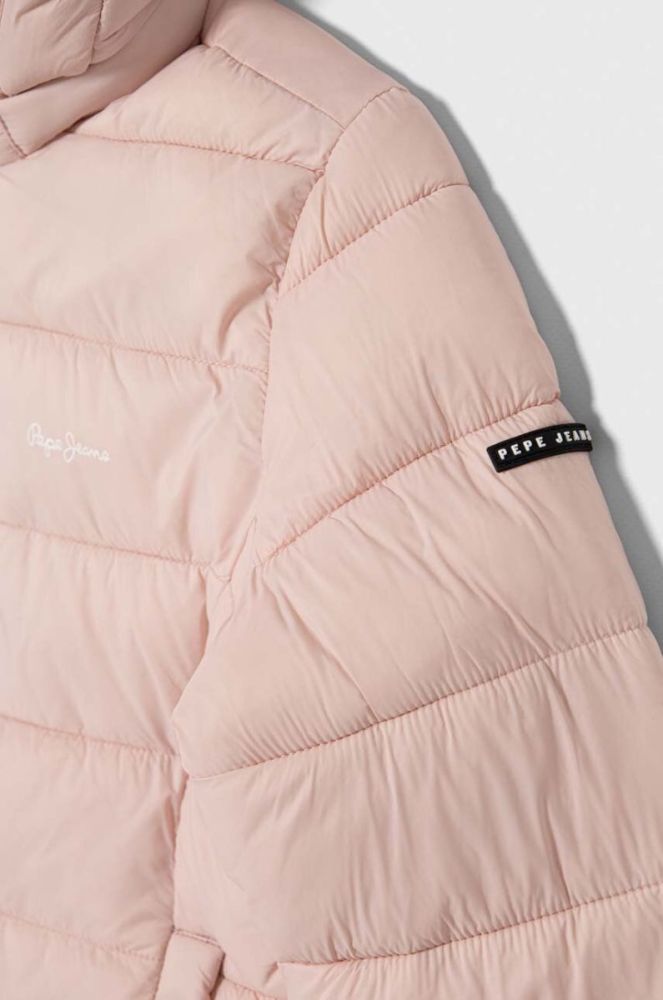 Дитяча куртка Pepe Jeans колір рожевий фото 3
