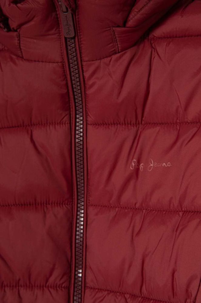 Дитяча куртка Pepe Jeans колір бордовий (3462442) фото 3