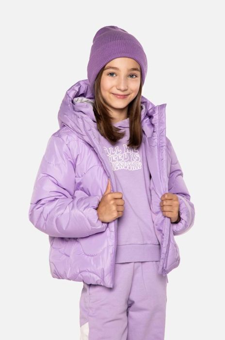Дитяча куртка Lemon Explore ZL3152701OJG OUTERWEAR JESIE? GIRL колір фіолетовий