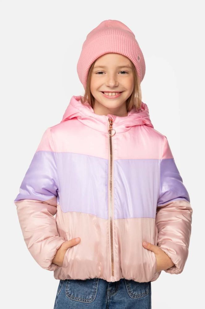 Дитяча куртка Coccodrillo ZC3152704OGK OUTERWEAR GIRL KIDS колір рожевий