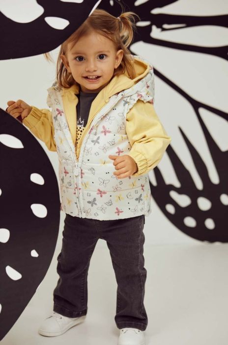 Дитяча безрукавка zippy колір бежевий (3614214)