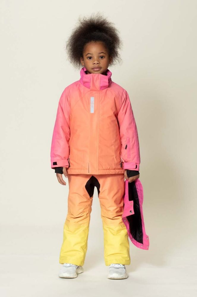 Дитяча гірськолижна куртка Gosoaky FAMOUS DOG колір рожевий