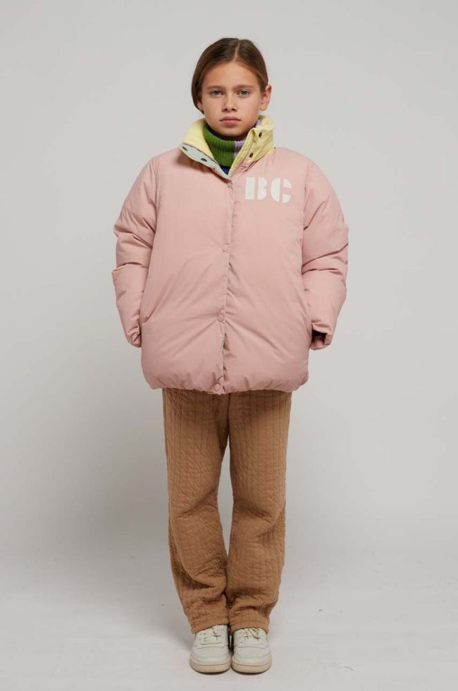 Дитяча куртка Bobo Choses колір рожевий