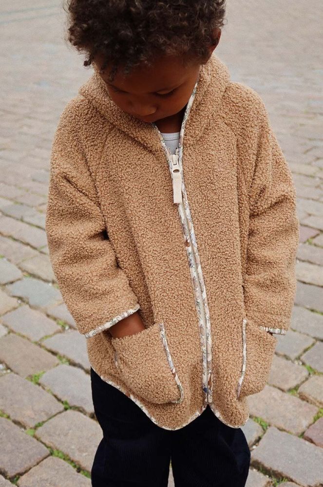 Дитяча куртка Konges Sl?jd колір коричневий (3528446)