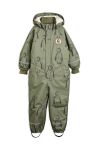 Дитячий зимовий комбінезон Mini Rodini колір зелений