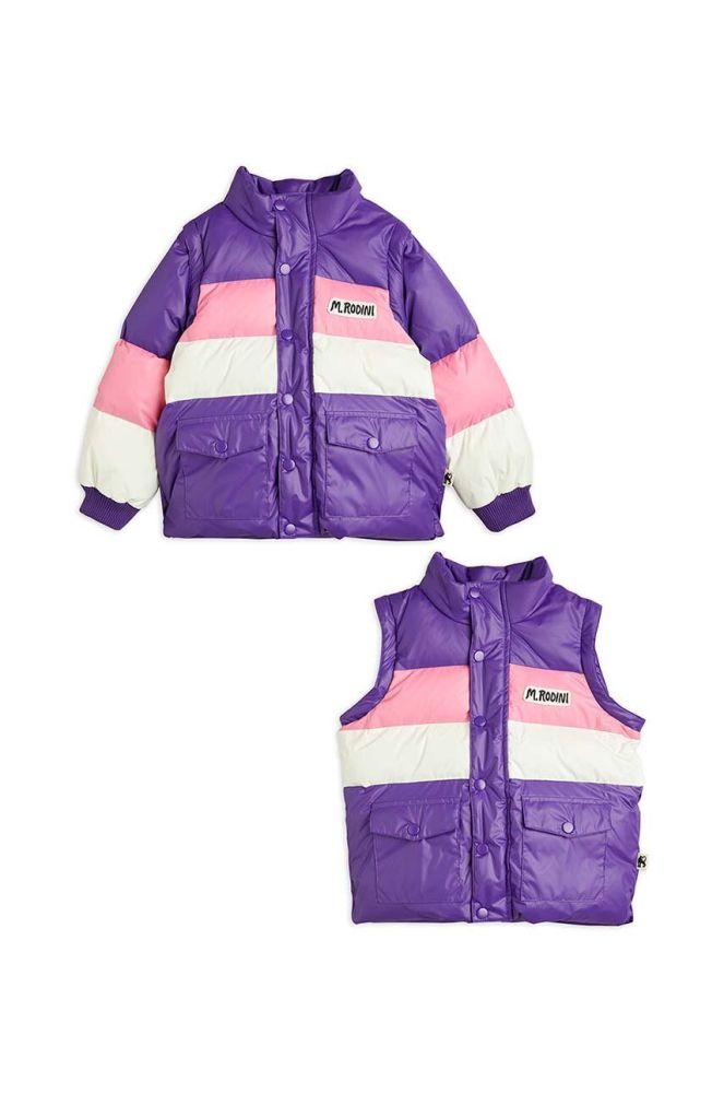 Дитяча куртка Mini Rodini колір фіолетовий (3470709)