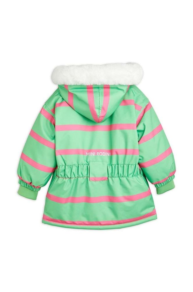 Дитяча куртка Mini Rodini колір зелений (3519963) фото 4