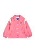 Дитяча куртка Mini Rodini Mini Rodini x Wrangler колір рожевий