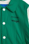 Дитяча куртка Mini Rodini Mini Rodini x Wrangler колір зелений