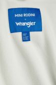 Дитяча куртка Mini Rodini Mini Rodini x Wrangler колір зелений